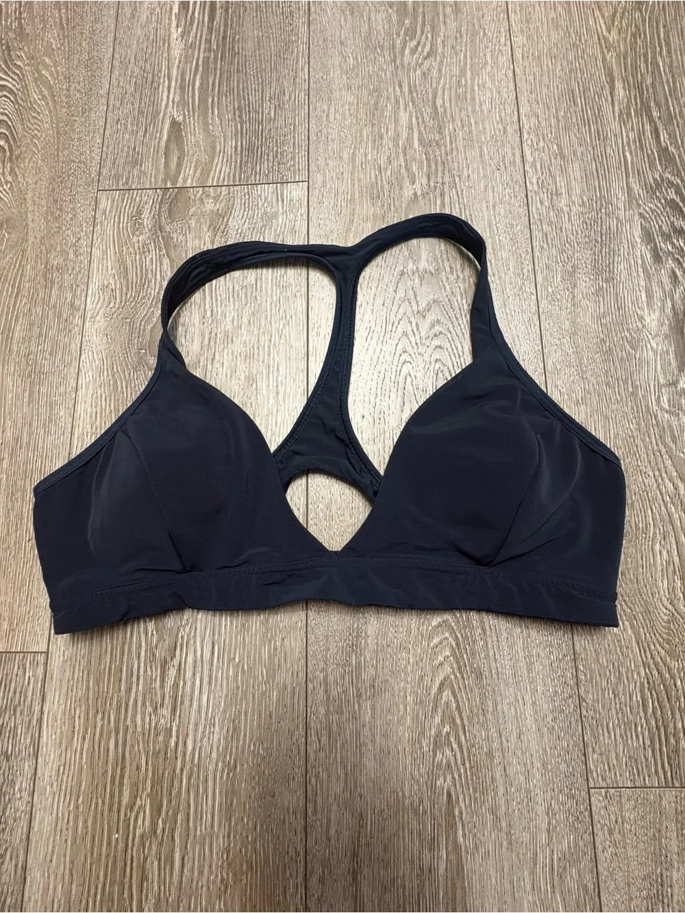 lululemon athletica Black T-Back Padded Sports Bra